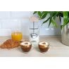 Kit Barista - MOUSSEUR + 2 TASSES + 1 LIVRE RECETTES + 5 POCHOIRS - COOKUT