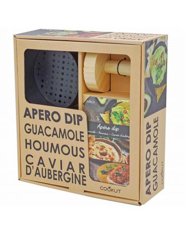 Kit Apéro Dip - Préparation pour Guacamole / Houmous / Caviar d'Aubergine - COOKUT