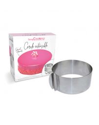 Cercle à pâtisserie extensible en INOX - SCRAPCOOKING