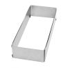 Cadre pâtissier rectangle extensible en INOX - SCRAPCOOKING