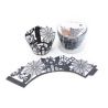 Contours dentelle pour cupcakes Halloween x 12