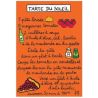 MAGNET ISA - RECETTE DE CUISINE - TARTE DU SOLEIL - DERRIERE LA PORTE
