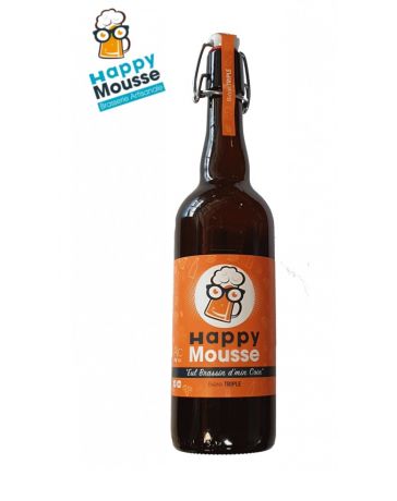 La Triple Happy Mousse - Bière artisanale - BRASSERIE HAPPY MOUSSE