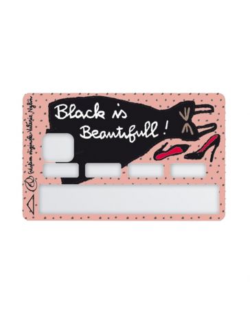 Sticker Carte Bancaire - Black is Beautiful