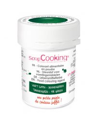 Colorant alimentaire en poudre - Vert Sapin - 5g - SCRAPCOOKING