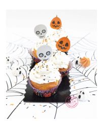 24 Caissettes + 24 Toppers Halloween - SCRAPCOOKING