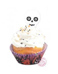 24 Caissettes + 24 Toppers Halloween - SCRAPCOOKING