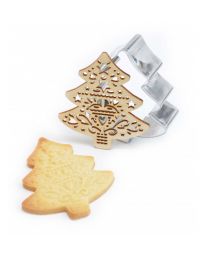 Découpoir + Embosseur en bois - Sapin - SCRAPCOOKING