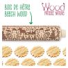 Rouleau Empreintes en bois - Gingerman - SCRAPCOOKING