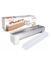 Moule INOX - BÛCHE - SCRAPCOOKING