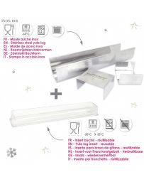 Moule INOX - BÛCHE - SCRAPCOOKING