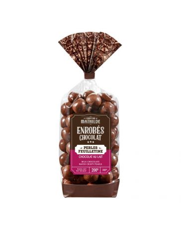 Perles croustillantes Chocolat au lait Feuilletine - Sachet de 200g - LE COMPTOIR DE MATHILDE