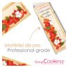 Cadre à tarte perforé extensible INOX - SCRAPCOOKING