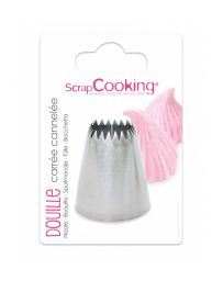 Douille carrée cannelée en INOX - SCRAPCOOKING