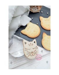 Découpoir + Embosseur bois - CHAT - SCRAPCOOKING