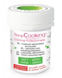 Colorant alimentaire en poudre - vert - 5g - SCRAPCOOKING