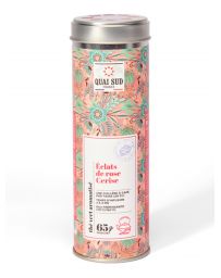 Thé Vert - Eclats de Rose, Cerise - QUAI SUD