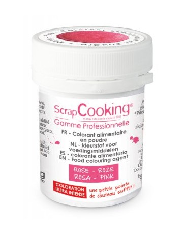 Colorant alimentaire en poudre - rose - 5g - SCRAPCOOKING