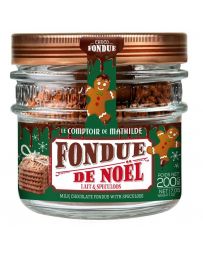 Fondue de chocolat de Noël - Chocolat au lait Spéculoos & Pain d'épices - LE COMPTOIR DE MATHILDE