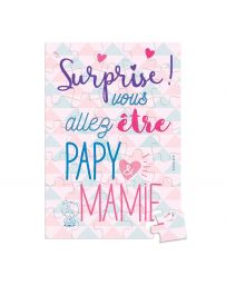 Puzzle Surprise - Vous allez être Papy & Mamie - BUBBLEGUM