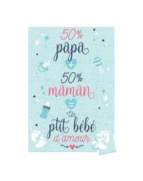 Puzzle Surprise - 50% Papa + 50% Maman - BUBBLEGUM