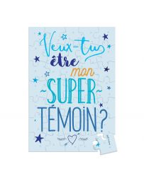 Puzzle Surprise - Veux-tu être mon Témoin ? - BUBBLEGUM