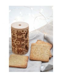 Mini Rouleau Bois Empreinte - Bonhomme de Pain d'épices - SCRAPCOOKING