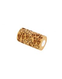 Mini Rouleau Bois Empreinte - Coeur - SCRAPCOOKING