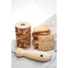 Mini Rouleau Bois Empreinte - Noël Déco - SCRAPCOOKING