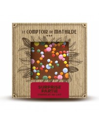 TABLETTE CHOCOLAT AU LAIT - SURPRISE PARTIE - LE COMPTOIR DE MATHILDE