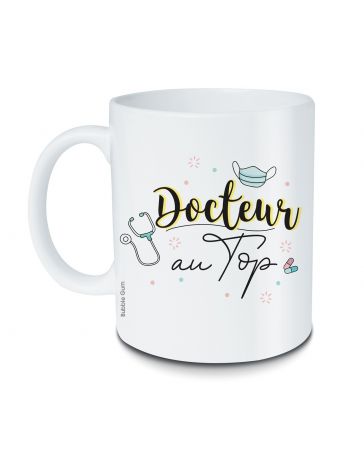Mug en céramique - Docteur au Top - BUBBLEGUM