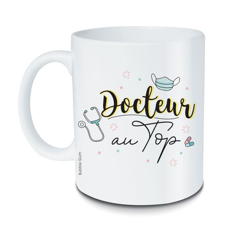 Mug en céramique - Docteur au Top - BUBBLEGUM