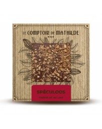 TABLETTE CHOCOLAT AU LAIT - SPECULOOS - LE COMPTOIR DE MATHILDE
