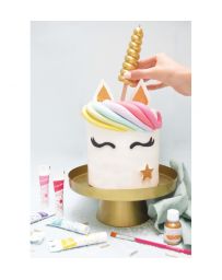 Bougie XXL Corne de Licorne - SCRAPCOOKING