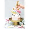 Bougie XXL Corne de Licorne - SCRAPCOOKING