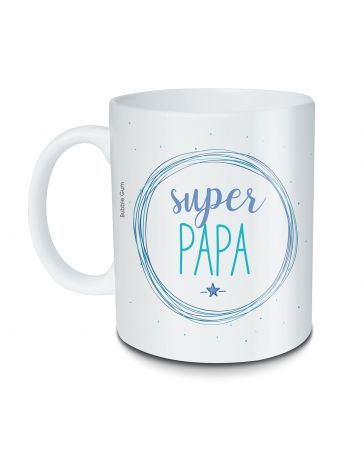 Mug en céramique - Super Papa - BUBBLE GUM