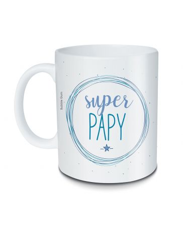 Mug en céramique - Super Papy - BUBBLE GUM