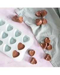 Moule en silicone - Chocolats Coeurs x15 - SCRAPCOOKING