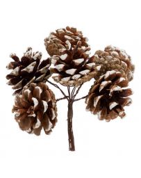 Suspension de Noël - Bouquet de Pomme de Pin 12cm