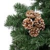 Suspension de Noël - Bouquet de Pomme de Pin 12cm