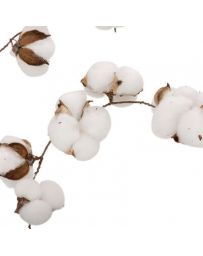 Guirlande de Noël - Fleurs de coton 200cm
