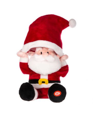 Automate de Noël - Père Noël au chapeau - H31cm