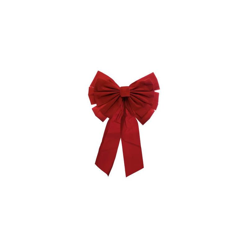Nœud velours rouge 40x60cm Nœud velours rouge 40x60cm
