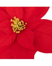 Suspension de Noël - Poinsettia XL rouge 45cm