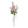 Suspension de Noël - Branche baie rouge 20cm