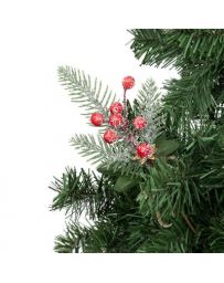 Suspension de Noël - Branche baie rouge 20cm