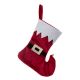 Suspension de Noël - Botte de Lutin rouge 16cm