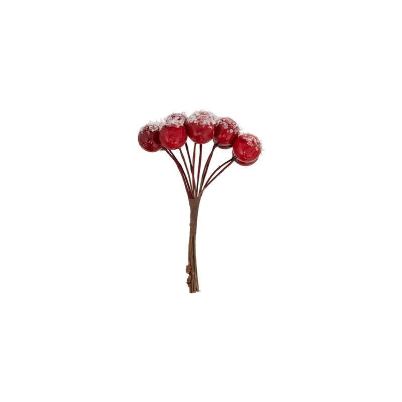 Suspension de Noël - 4 Bouquets de 10 baies rouges Suspension de Noël - 4 Bouquets de 10 baies rouges