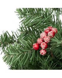 Suspension de Noël - 4 Bouquets de 10 baies rouges