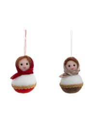 Suspension de Noël en PLF - 2 Poupées russes